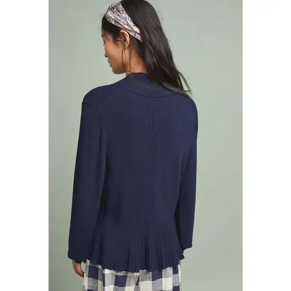 Anthropologie Banlieue Peplum Cardigan - Picture 2 of 6